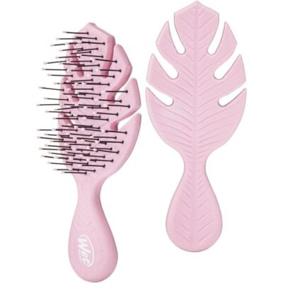 WETBRUSH GO GREEN MINI DETANGLER PINK PLAUKŲ ŠEPETYS